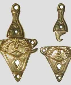 CAST BRASS TRUNK LOCK PATENT 1872 B-3980