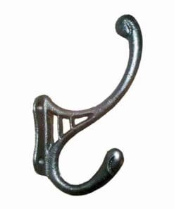 BLACK CAST IRON HALL TREE COAT HOOK