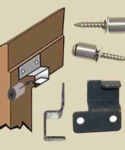 Bookcase Door Hinge Stop Bracket 1