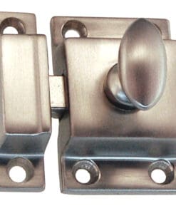 Brushed Nickel Plated Solid Brass Cupboard Turn Latch