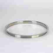 12X1 INCH POLISHED STAINLESS STEEL TRASH GROMMET COUNTERTOP TRIM RING HC-6152-179