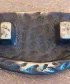 HAMMERED ANTIQUE BRASS ARTS AND CRAFTS MISSION STYLE DRAWER PULL D525AHERSH