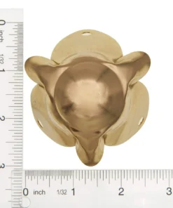 Large Brass Trunk Corner OBL-1160BP Large Brass Trunk Corner 2