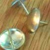BRASS PLATED LOW DOMED TACK LE-BS156