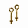 Polished Brass Eyebolts