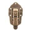 LARGE ANTIQUED BRASS FINISHED STEEL TRUNK DRAW BOLT LATCH FLUSH MOUNT OBG-30ANTB