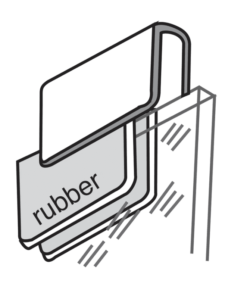 CHROME GLASS HANDLE STRIKE MAGNASTRK-K