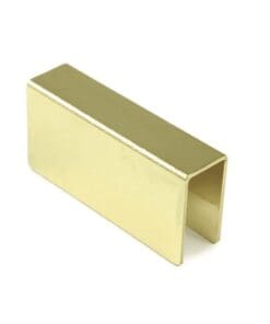 BRASS GLASS HANDLE STRIKE MAGNASTRK-14P FOR 1/4 INCH GLASS