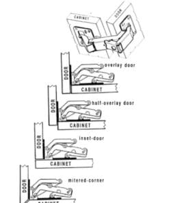 BRONZE CONCEALED NON BORE HINGE HC-2000/170L HEAVY DUTY SPRING LOADED BRONZE CONCEALED NON BORE HINGE HC-2000/170L HEAVY DUTY SPRING LOADED