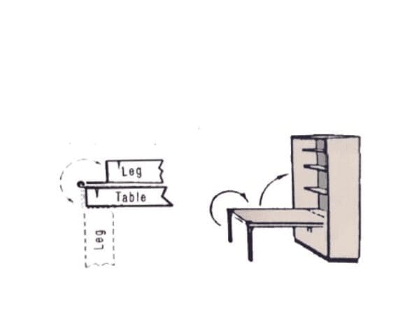 Swing Leg Hinge H-11527K Swing Leg Hinge H-11527K - Image 2