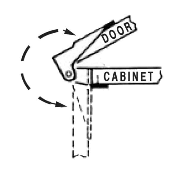 Cabinet Pivot Hinges HSG-351L Cabinet Pivot Hinges HSG-351L - Image 2