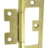 A 4-3/8" FINIAL NON MORTISE HINGE BRASS PLATED BETWEEN DOOR AND CABINET HSFHX-2663P