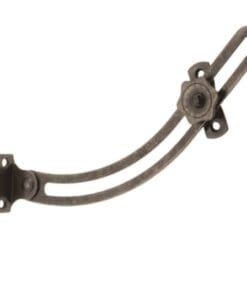 CURVED DROP FRONT DESK LID STAY, PAIR IN BRONZE FINISH S-259LRHD L&R