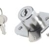 DESK DRAWER LOCK 2 KEYS L-2066K CHROME PLATED