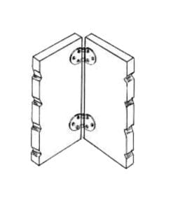 FOLDING DOOR HINGE H-200130N
