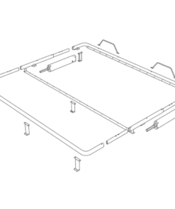 FULL SIZE VERTICAL WALL BED 165 POUND CAPACITY XCMVOBTSPLIT140