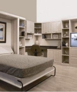 FULL SIZE VERTICAL WALL BED 165 POUND CAPACITY XCMVOBTSPLIT140