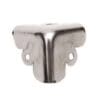 PAIR OF NICKEL PLATED STEEL TRUNK CORNERS DVCL-02241088