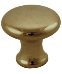 KNOB FOR BOOKCASE ANTIQUE BRASS 5/8 INCH DIAMETER BM-1229+AB