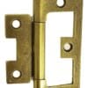 A 2-1/2 INCH FINIAL NON MORTISE HINGE BRONZE PLATED BETWEEN DOOR AND CABINET HSFHX-26625L