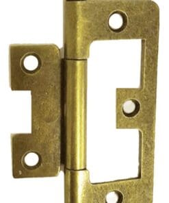 A 2-1/2 INCH FINIAL NON MORTISE HINGE BRONZE PLATED BETWEEN DOOR AND CABINET HSFHX-26625L