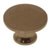 KNOB FOR STACKED BOOKCASE BRASS 3/4 INCH DIAMETER BM-1224+AB