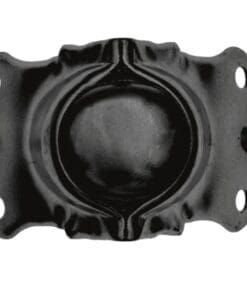 SLAT CLAMP FOR WOOD TRUNK STRIPS L SHAPE BLACK POWDER COATED STEEL OBG-9BK