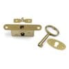 BOX CIGAR HUMIDOR FULL MORTISE BRASS LOCK L-5146P