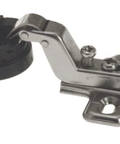 NO OVERLAY FULL INSET, BRASS GLASS DOOR HINGE FOR 26MM. HOLE H-9130317P