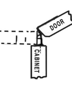 HINGE SEMI CONCEALED HO-9600K