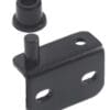 CONCEALED PIVOT HINGE PAIR BLACK HT-57S