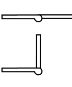 Butler Tray Table Hinge H-3640SQP