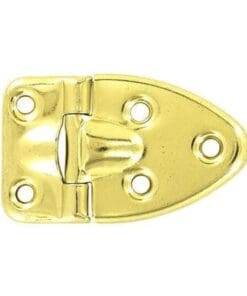 TRUNK STOP HINGE BRASS PLATED OBD-66BP
