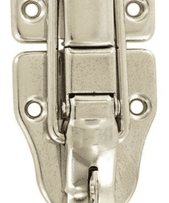 TRUNK DRAW BOLT LATCH IN NICKEL PLATED STEEL FOR BRIEFCASE