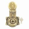 Trunk Lock Antique Brass