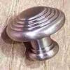 DECO DRAWER PULL KNOB ART DECO IN SATIN NICKEL P-3103-SNHERSH