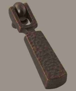 MISSON STYLE, ARTS AND CRAFTS DROP PULL P-3200DACHERSH HAMMERED