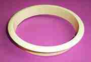 NYLON TRASH TRIM RING GROMMET ALMOND BEIGE PLASTIC HC-6144-029