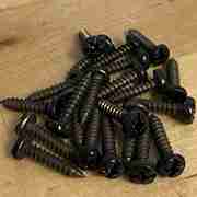 BLACK ROUND HEADED SCREW QH402SCREWS SOLD BY EACH