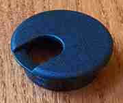 1-15/16 HOLE SIZE BLACK NYLON WIRE GROMMET SPSWC60S
