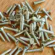 5/8 X 5 BRASS PLATED FINISHED FLAT HEAD PHILLIPS SCREWS F58X5FPAP