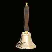 OLD FASHION ANTIQUE BRASS SCHOOL BELL HAND BELL UDB-65
