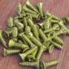 5/8 X8 FLAT HEAD PHILLIPS HEAD BRASS PLATED FINISHED SCREWS F-58X8FPAP