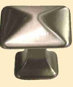 PYRAMID KNOB ARTS AND CRAFTS MISSION STYLE BRUSHED NICKEL K-62BN