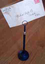 CAST IRON CARD MENU HOLDER DISPLAY STAND HA-1908-2