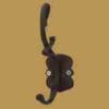 CAST IRON COAT HOOK IN RUST FINISH UDX-1664