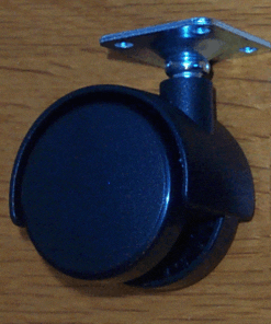 SET OF 4 DESK CHAIR PLATE CASTERS NO BRAKE CDUOHD401S