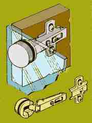 OVERLAY GLASS DOOR HINGE CHROME FULL OVERLAY FOR 26MM HOLE H-913010N
