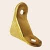 STEEL CORNER BRACE BRASS PLATED XCRB1P