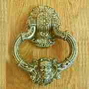 GREEK GOD ZEUS DOOR KNOCKER IN SOLID BRASS TR-B2506P